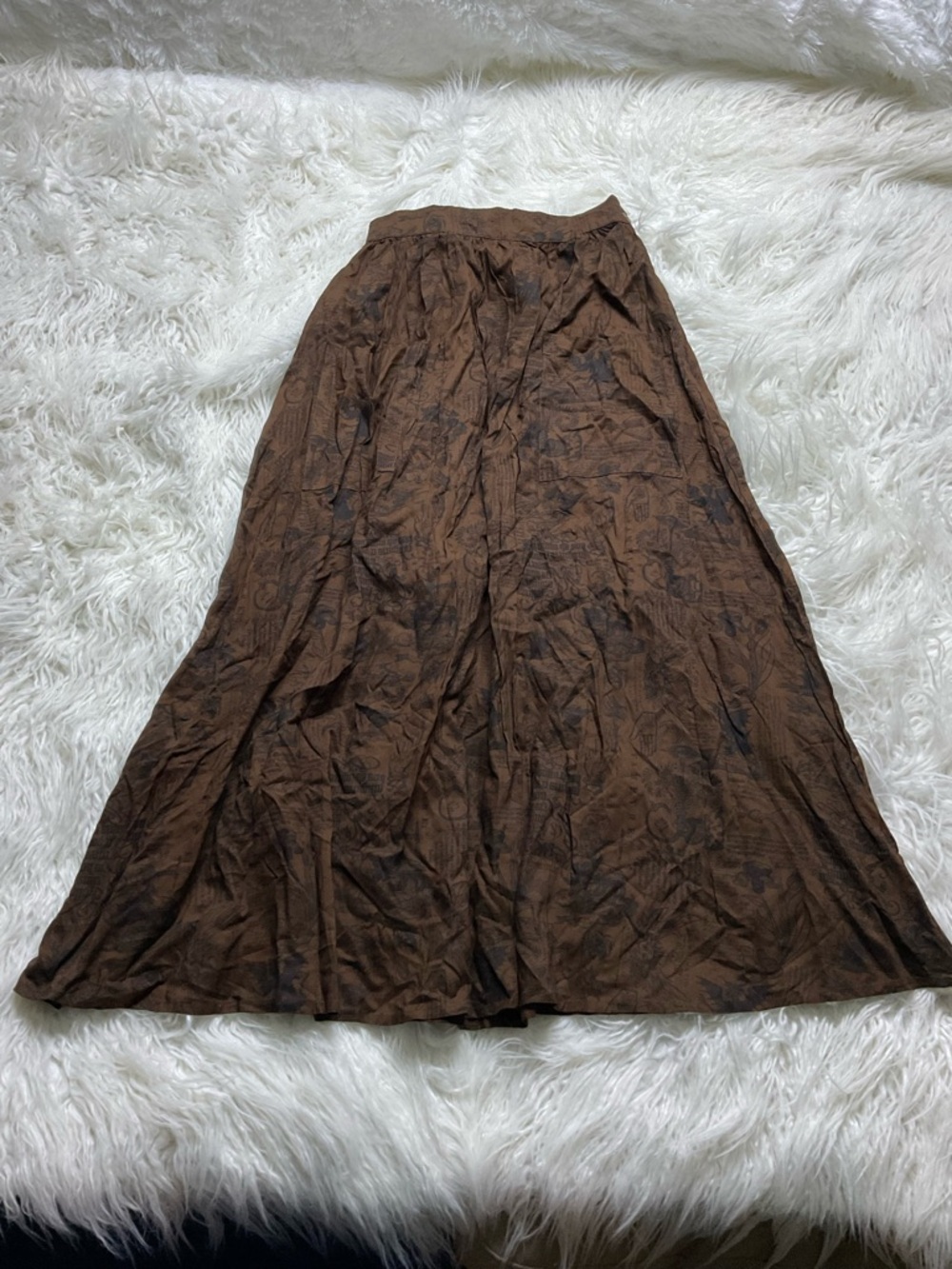 NWT Disturbia Daemonologie Woodcut Print Midaxi Skirt - Picture 2 of 5